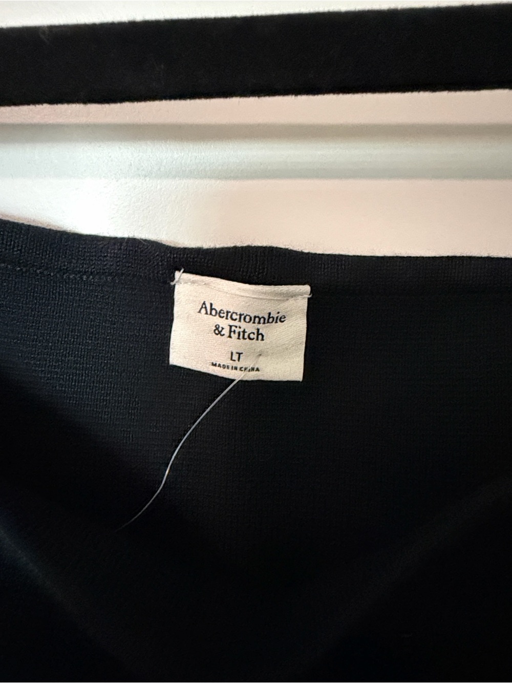 Abercrombie & Fitch Black Off-Shoulder Corset Sweater Mini Dress - Picture 3 of 5